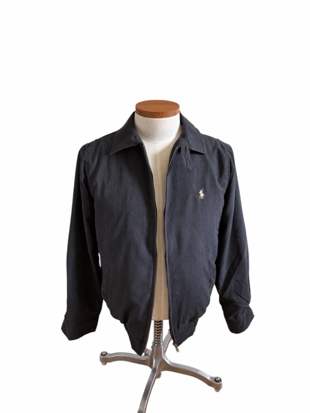 NWT Bi-Swing Dark Gray Large Lined Windbreaker Cotton